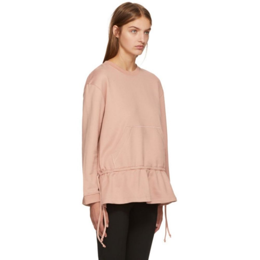Cedric Charlier Pink Crewneck Sweatshirt Size US 4/ IT 38